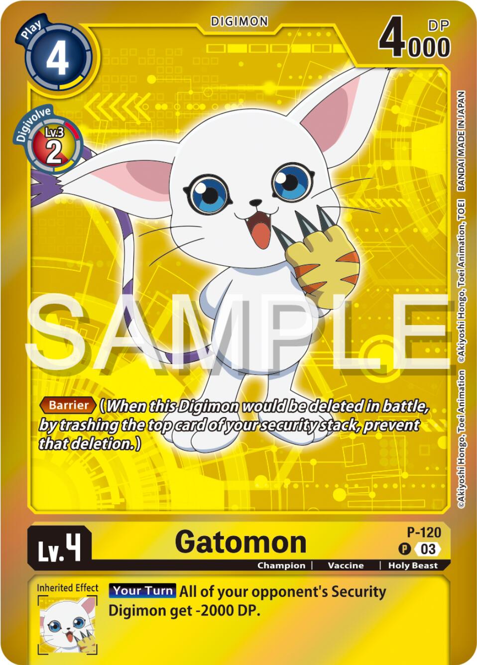 Gatomon [P-120] - P-120 (Digimon Adventure Box 2024) [Promotional Cards] | Tables and Towers