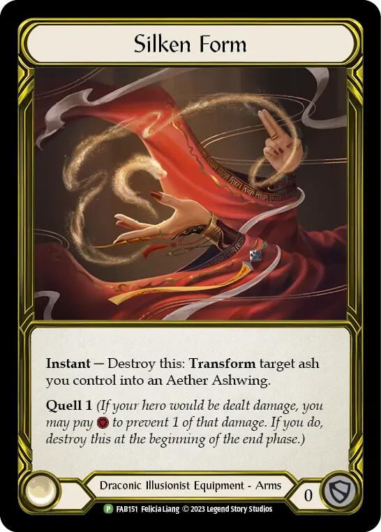 Silken Form (Golden) [FAB151] (Promo)  Cold Foil | Tables and Towers