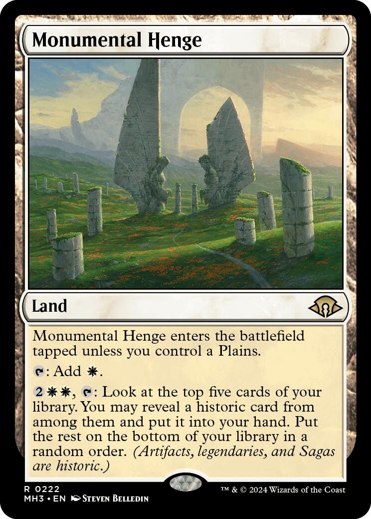 Monumental Henge [Modern Horizons 3] | Tables and Towers