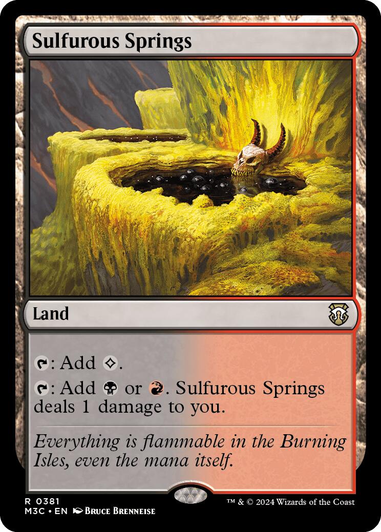 Sulfurous Springs [Modern Horizons 3 Commander] | Tables and Towers