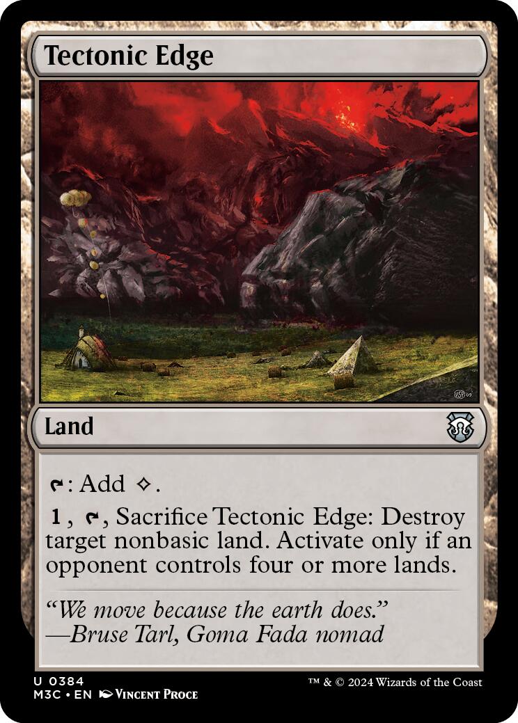 Tectonic Edge [Modern Horizons 3 Commander] | Tables and Towers