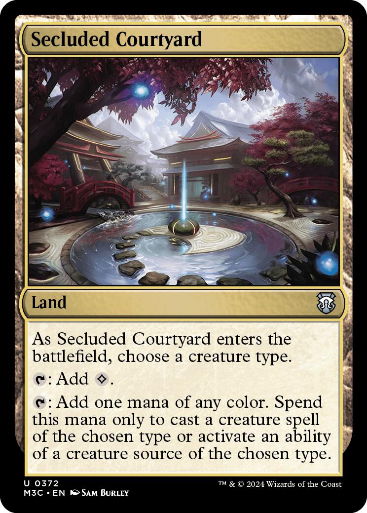 Secluded Courtyard [Modern Horizons 3 Commander] | Tables and Towers