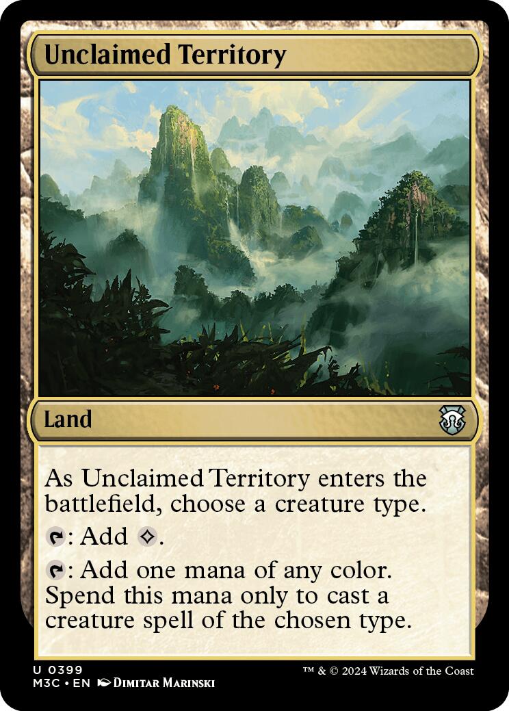 Unclaimed Territory [Modern Horizons 3 Commander] | Tables and Towers