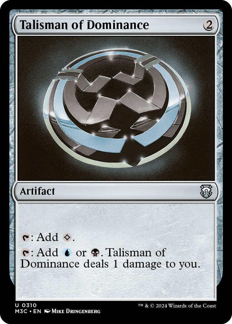 Talisman of Dominance [Modern Horizons 3 Commander] | Tables and Towers