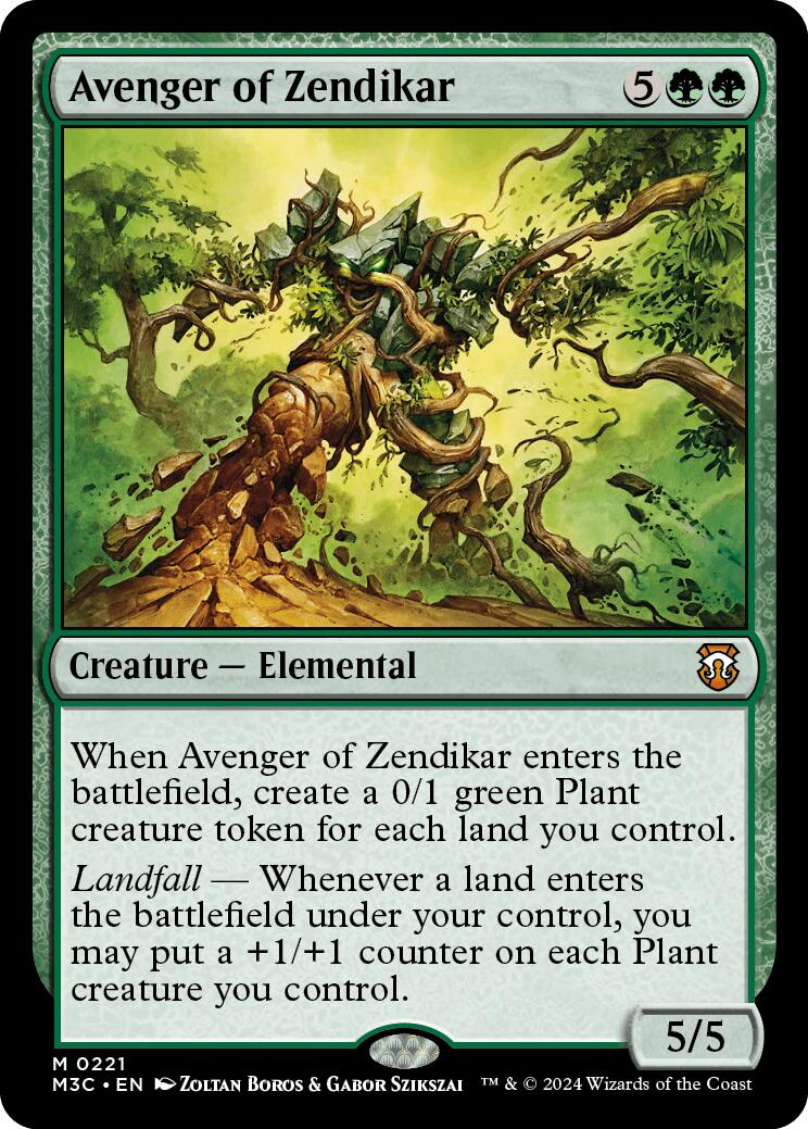 Avenger of Zendikar [Modern Horizons 3 Commander] | Tables and Towers