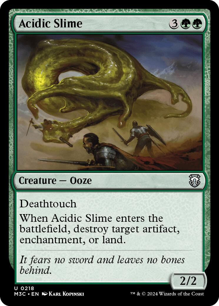 Acidic Slime [Modern Horizons 3 Commander] | Tables and Towers