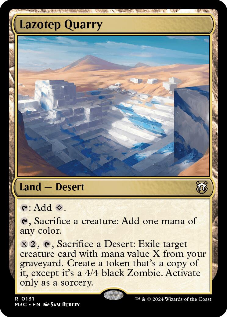 Lazotep Quarry [Modern Horizons 3 Commander] | Tables and Towers