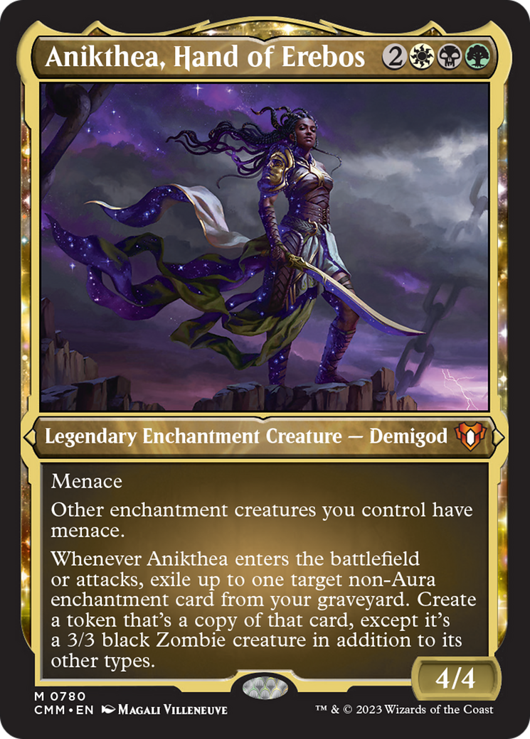 Anikthea, Hand of Erebos (Display Commander) (Foil Etched) [Commander Masters] | Tables and Towers