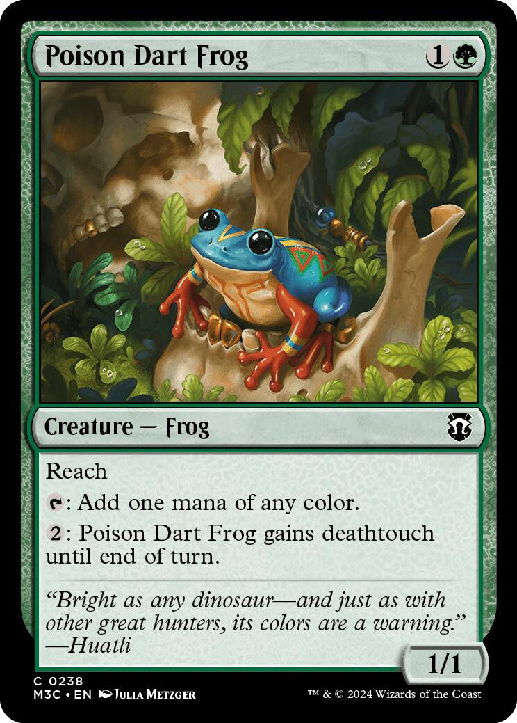 Poison Dart Frog [Modern Horizons 3 Commander] | Tables and Towers