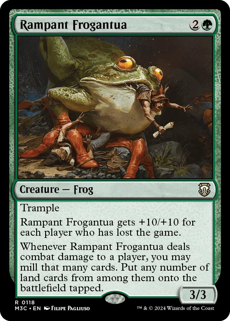 Rampant Frogantua [Modern Horizons 3 Commander] | Tables and Towers