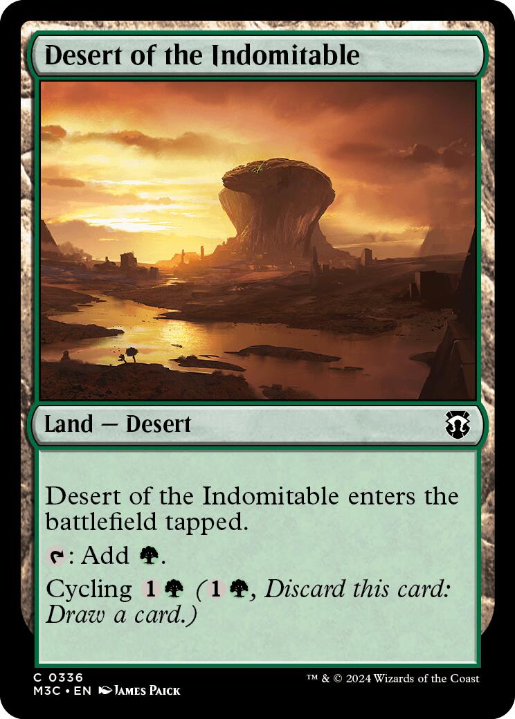 Desert of the Indomitable [Modern Horizons 3 Commander] | Tables and Towers