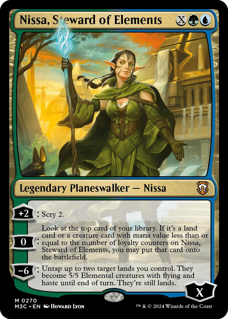 Nissa, Steward of Elements [Modern Horizons 3 Commander] | Tables and Towers