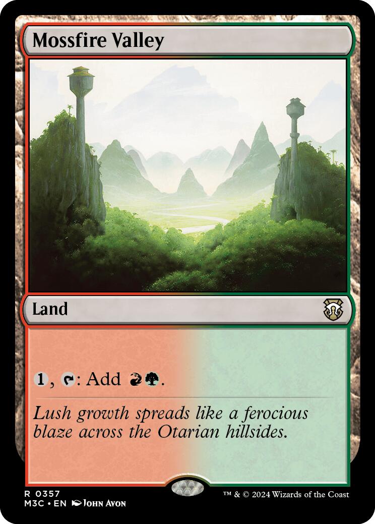 Mossfire Valley [Modern Horizons 3 Commander] | Tables and Towers