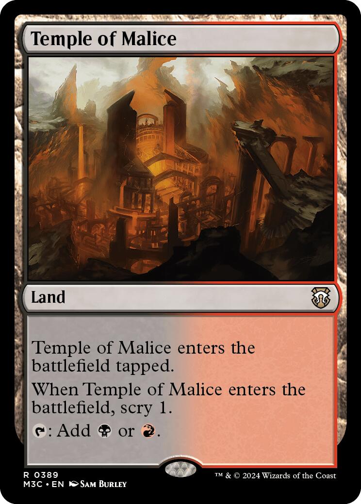 Temple of Malice [Modern Horizons 3 Commander] | Tables and Towers