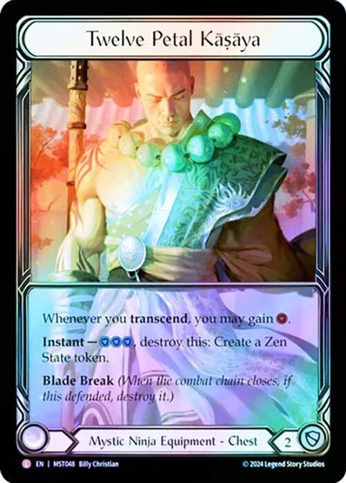 Twelve Petal Kasaya (Extended Art) [MST048] (Part the Mistveil)  Cold Foil | Tables and Towers