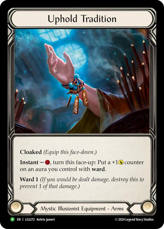 Uphold Tradition [LGS272] (Promo)  Rainbow Foil | Tables and Towers