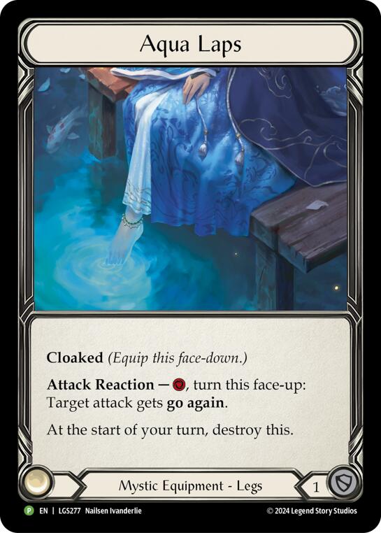 Aqua Laps [LGS277] (Promo)  Rainbow Foil | Tables and Towers