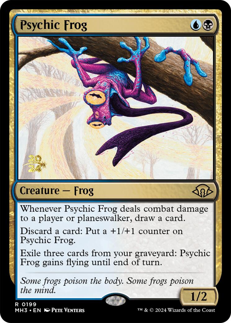 Psychic Frog [Modern Horizons 3 Prerelease Promos] | Tables and Towers