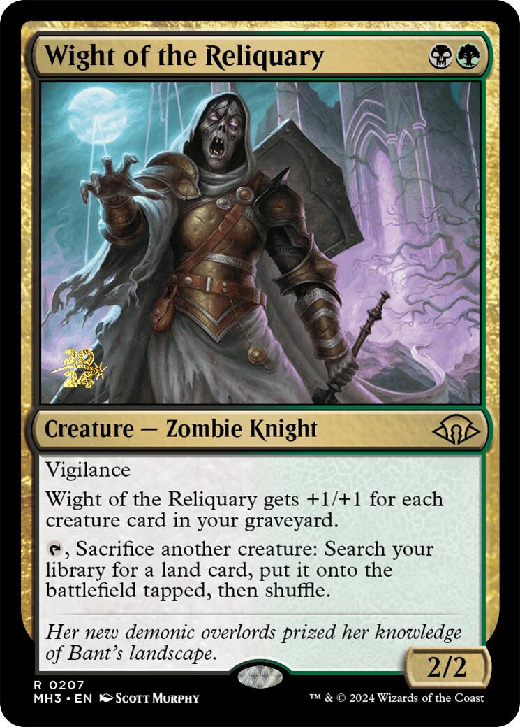 Wight of the Reliquary [Modern Horizons 3 Prerelease Promos] | Tables and Towers