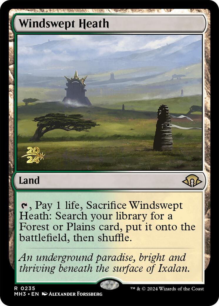 Windswept Heath [Modern Horizons 3 Prerelease Promos] | Tables and Towers