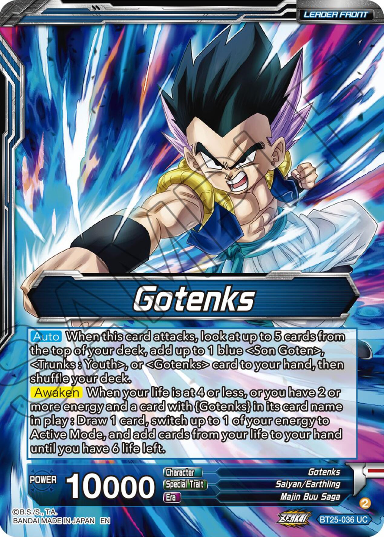 Gotenks // SS3 Gotenks, Power of the Strongest Rookie (BT25-036) [Legend of the Dragon Balls] | Tables and Towers