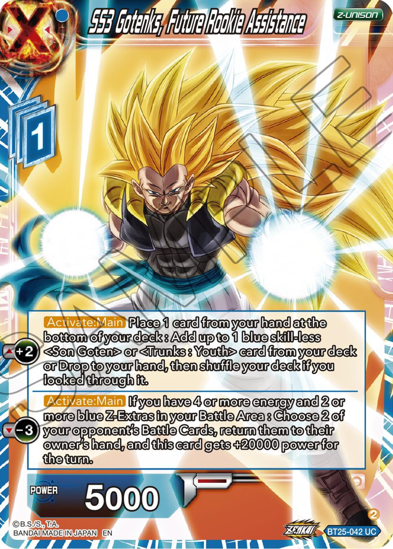 SS3 Gotenks, Future Rookie Assitance (BT25-042) [Legend of the Dragon Balls] | Tables and Towers