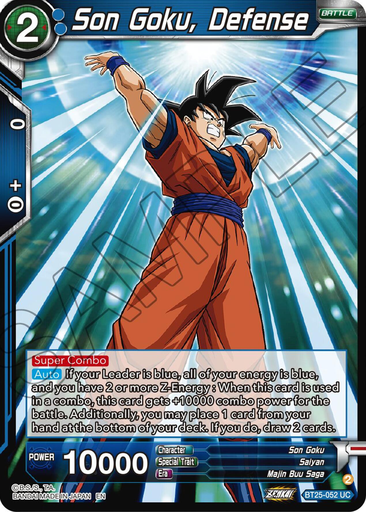 Son Goku, Defense (BT25-052) [Legend of the Dragon Balls] | Tables and Towers