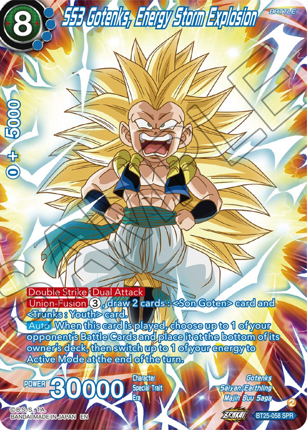 SS3 Gotenks, Energy Storm Explosion (SPR) (BT25-058) [Legend of the Dragon Balls] | Tables and Towers