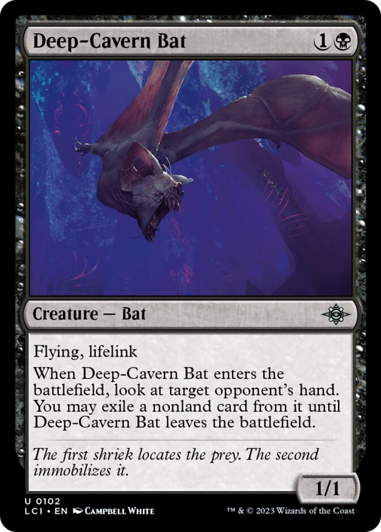 Deep-Cavern Bat [The Lost Caverns of Ixalan] | Tables and Towers