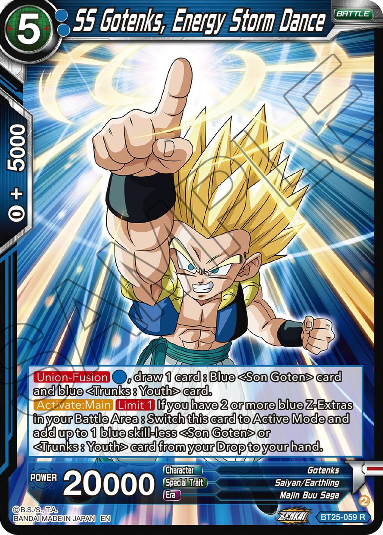 SS Gotenks, Energy Storm Dance (BT25-059) [Legend of the Dragon Balls] | Tables and Towers