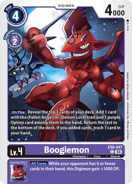 Boogiemon [EX6-047] [Infernal Ascension] | Tables and Towers