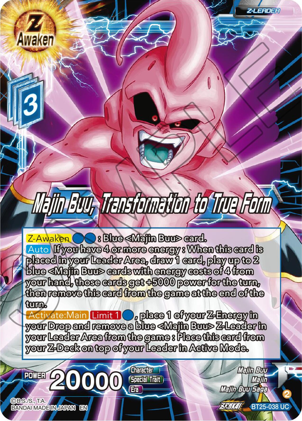 Majin Buu, Transformation to True Form (BT25-038) [Legend of the Dragon Balls] | Tables and Towers