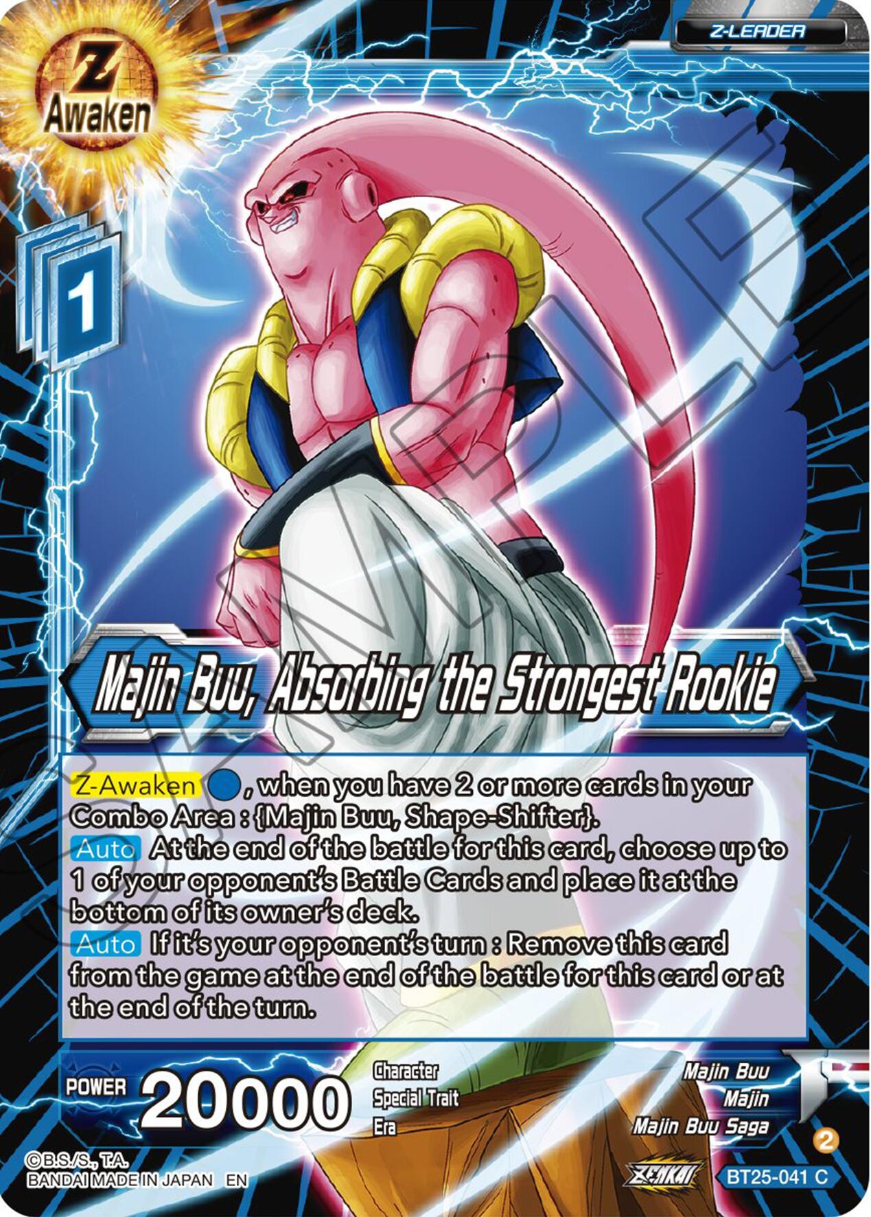 Majin Buu, Absorbing the Strongest Rookie (BT25-041) [Legend of the Dragon Balls] | Tables and Towers