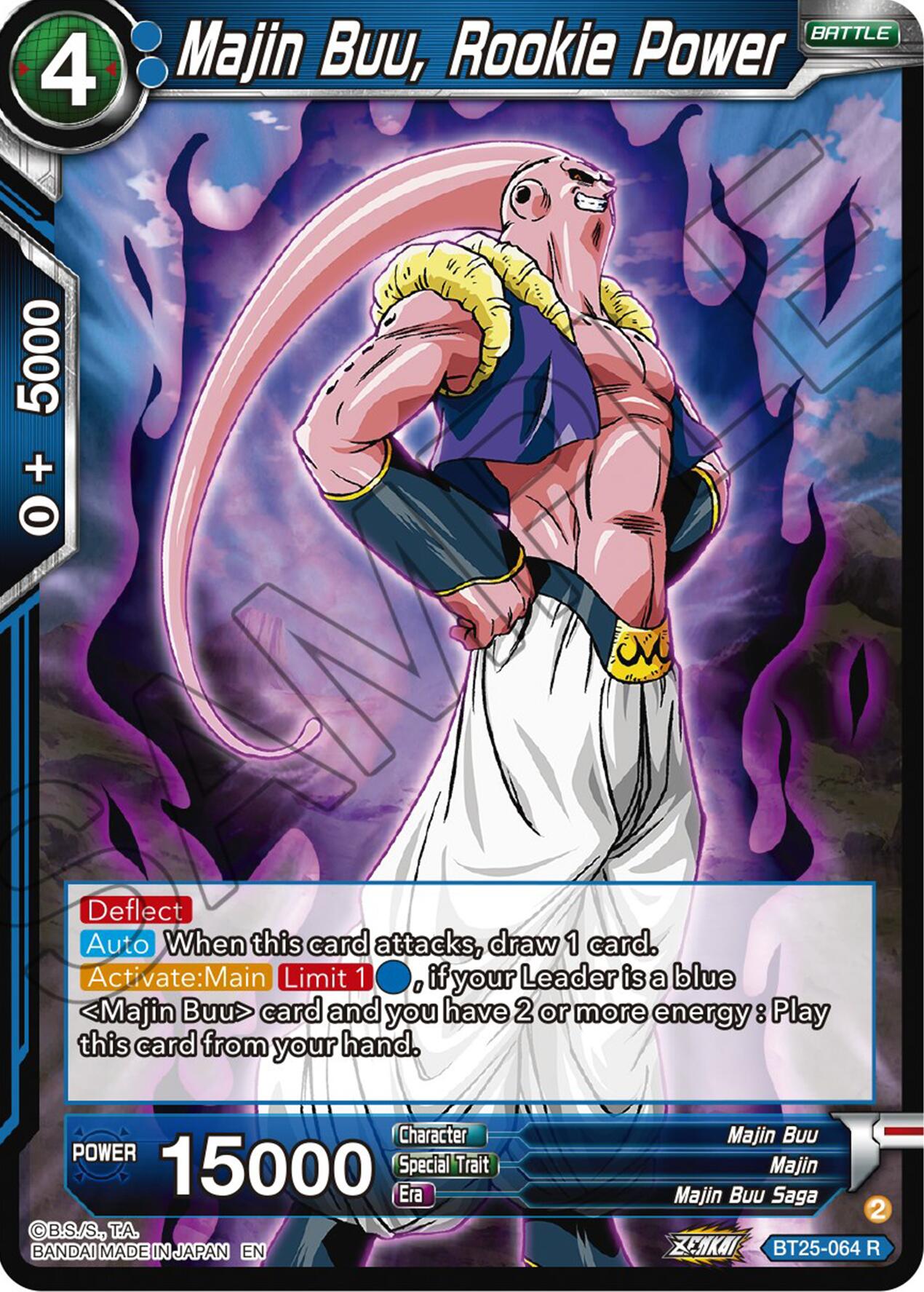 Majin Buu, Rookie Power (BT25-064) [Legend of the Dragon Balls] | Tables and Towers