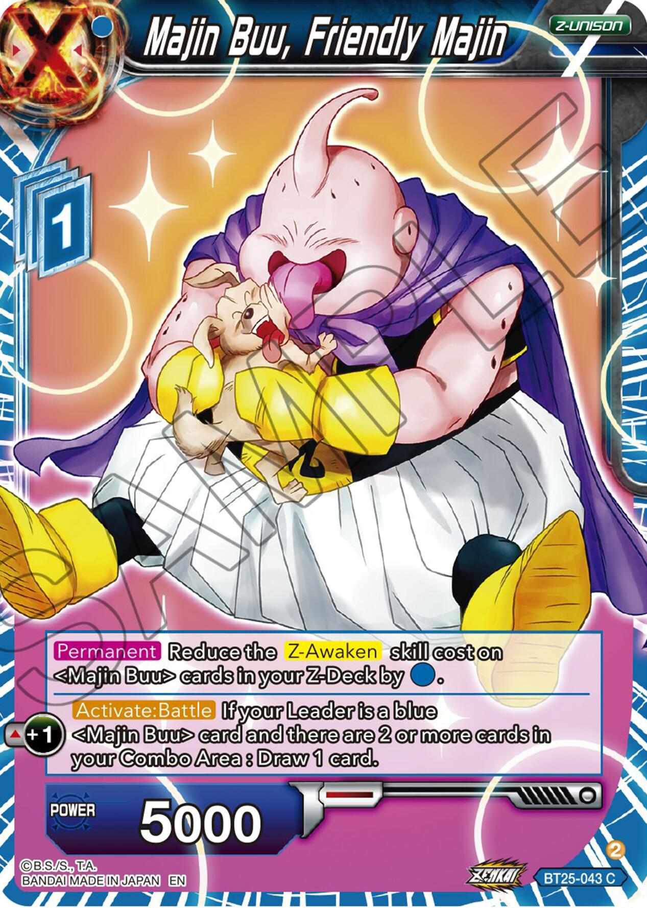 Majin Buu, Friendly Majin (BT25-043) [Legend of the Dragon Balls] | Tables and Towers