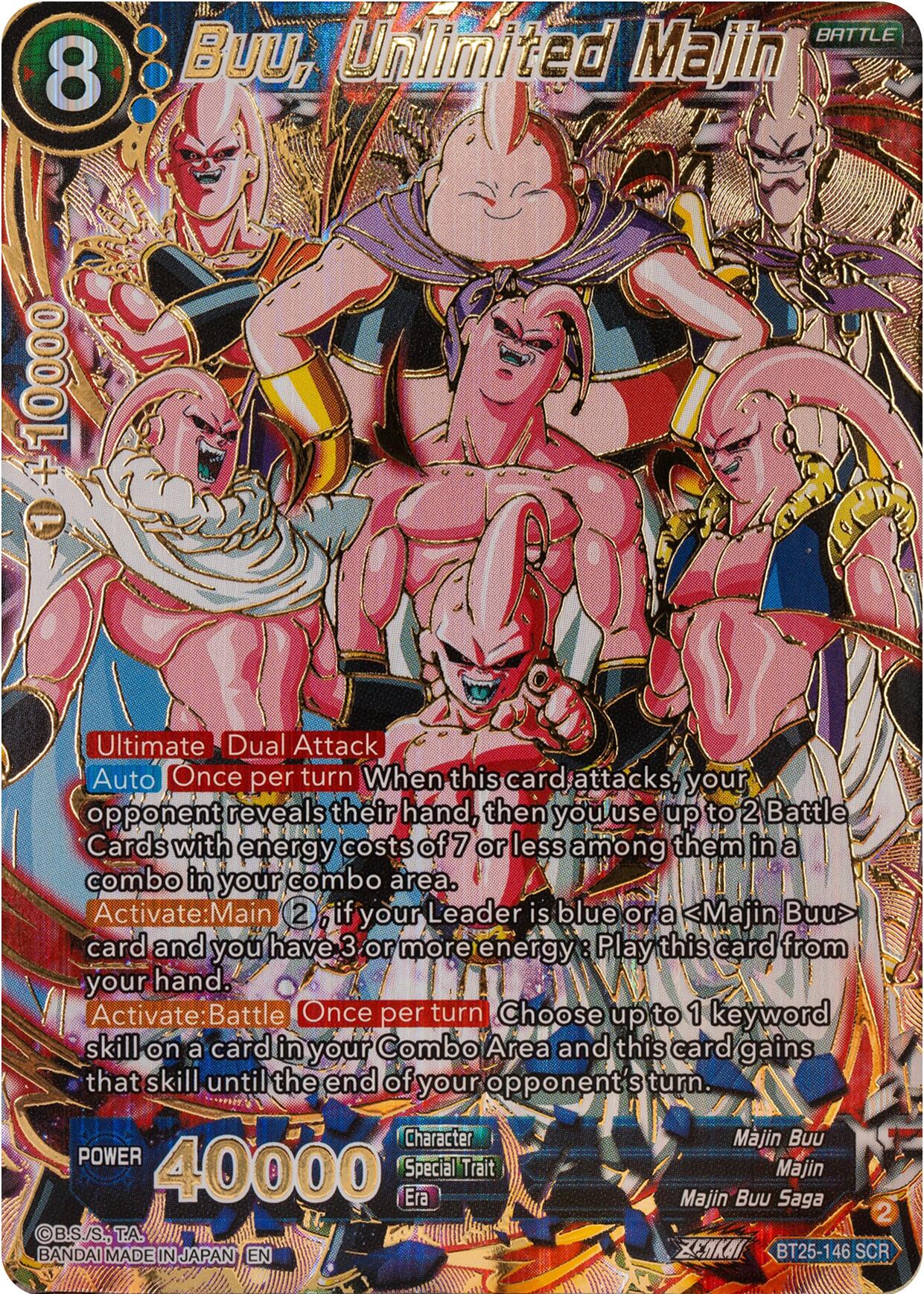 Buu, Unlimited Majin (BT25-146) [Legend of the Dragon Balls] | Tables and Towers