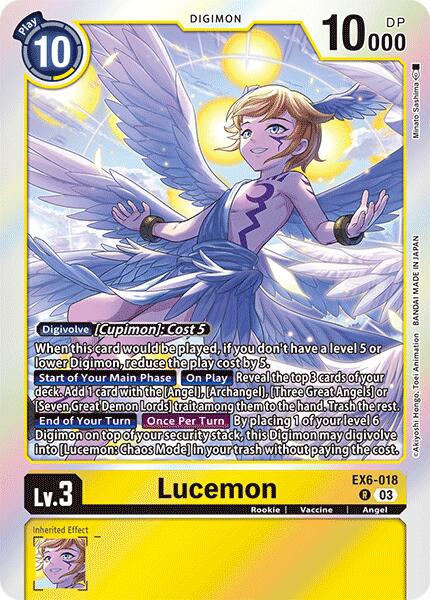 Lucemon [EX6-018] [Infernal Ascension] | Tables and Towers