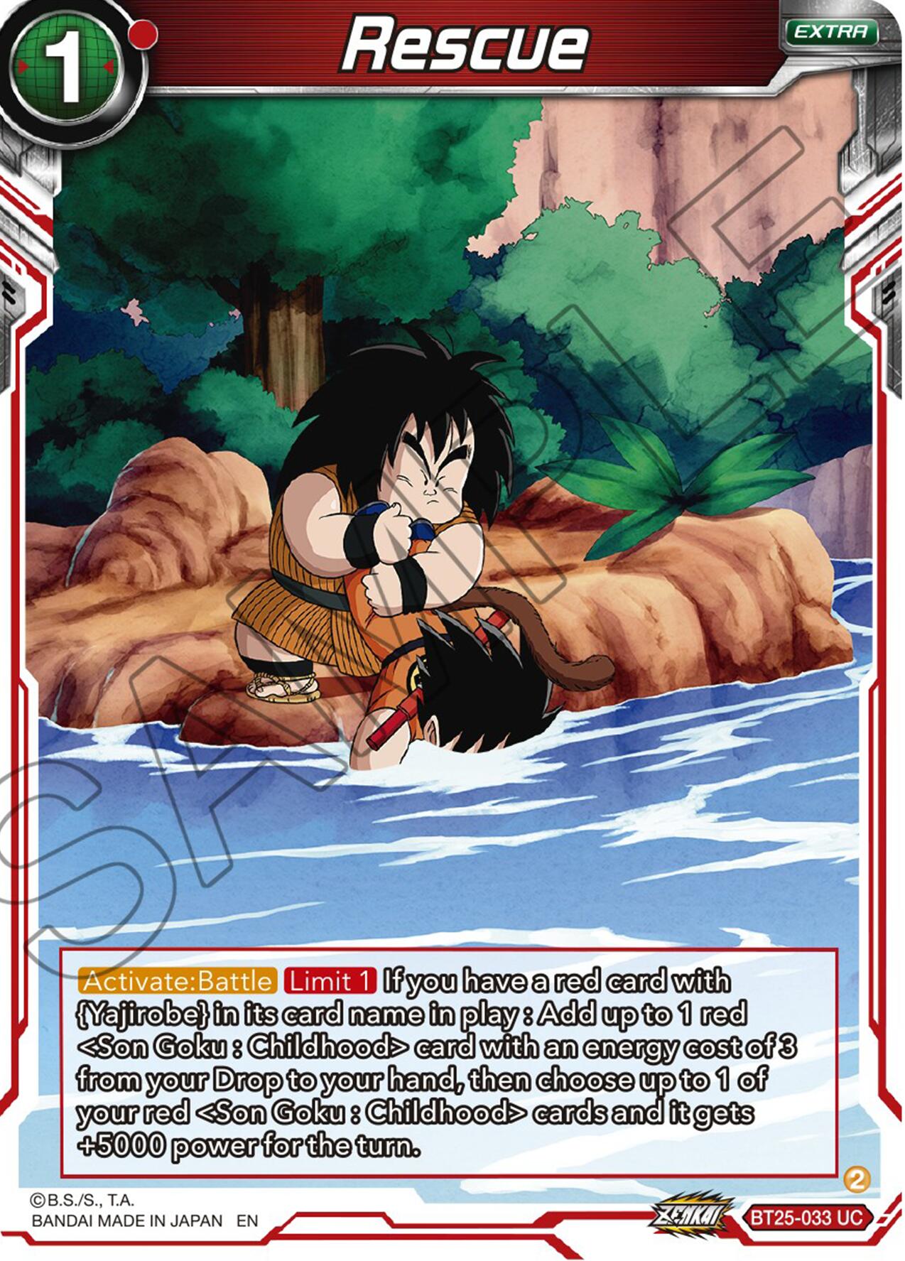 Rescue (BT25-033) [Legend of the Dragon Balls] | Tables and Towers