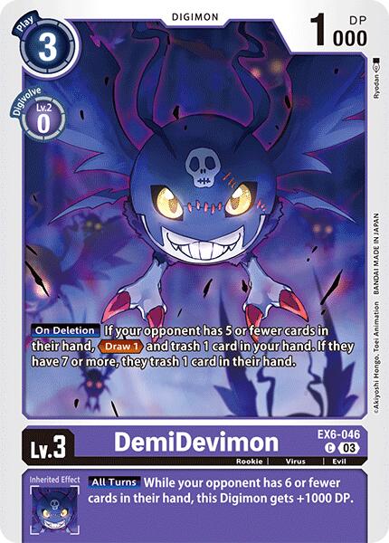 DemiDevimon [EX6-046] [Infernal Ascension] | Tables and Towers