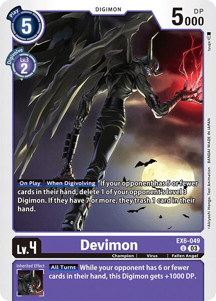 Devimon [EX6-049] [Infernal Ascension] | Tables and Towers