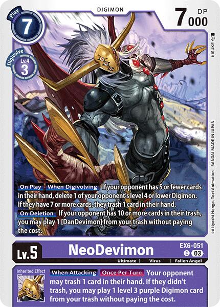 NeoDevimon [EX6-051] [Infernal Ascension] | Tables and Towers