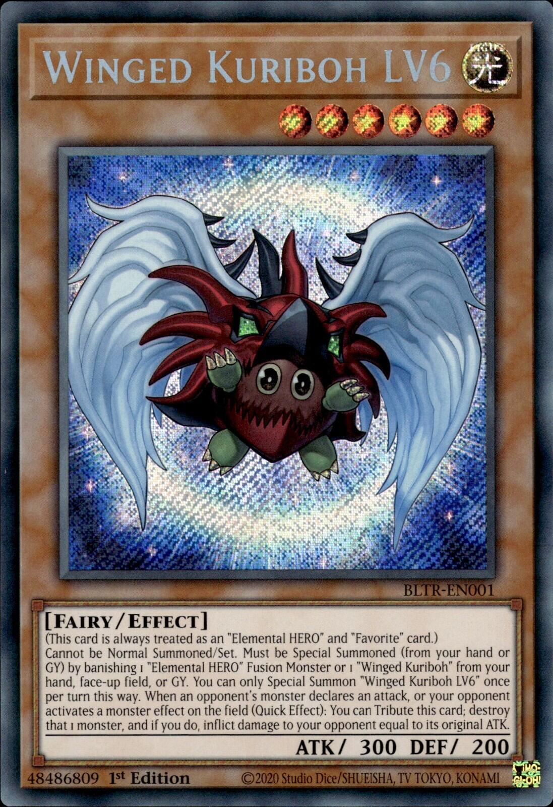 Winged Kuriboh LV6 [BLTR-EN001] Secret Rare | Tables and Towers