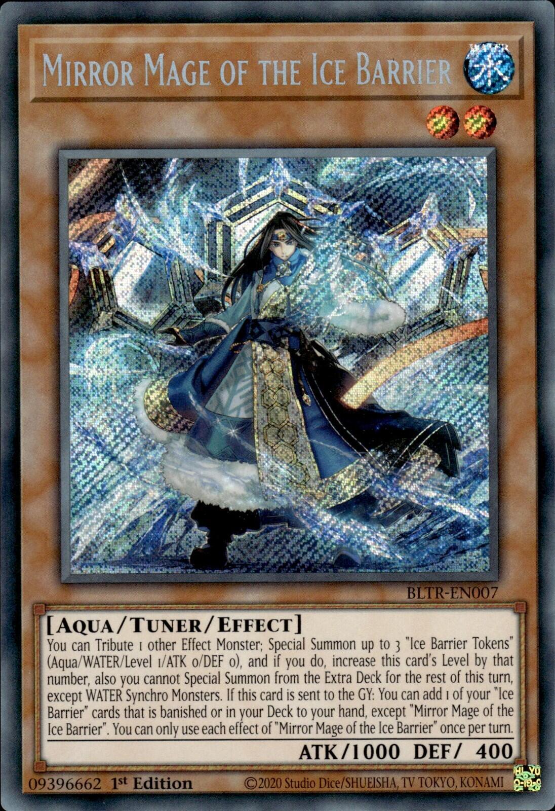 Mirror Mage of the Ice Barrier [BLTR-EN007] Secret Rare | Tables and Towers