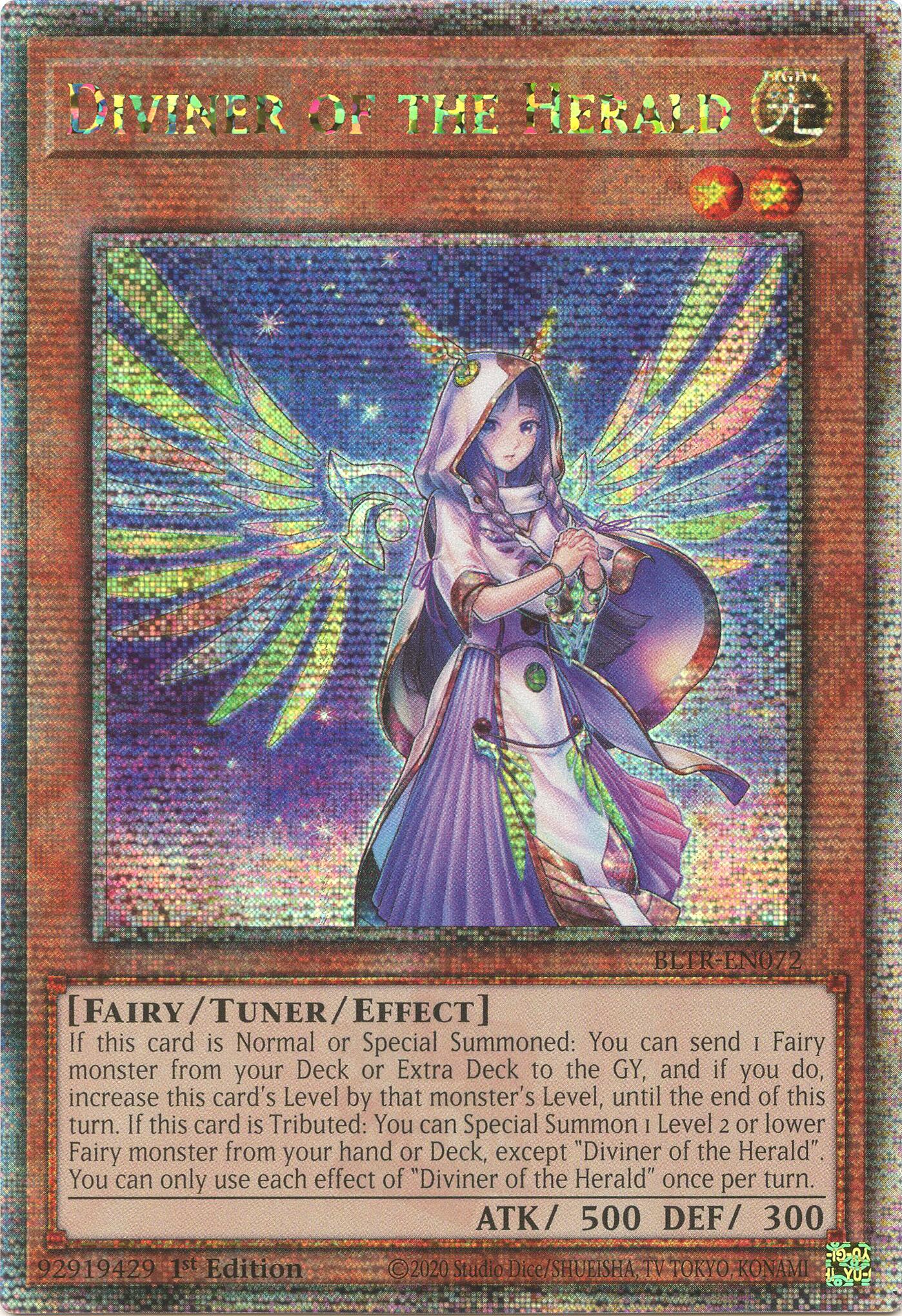 Diviner of the Herald (Quarter Century Secret Rare) [BLTR-EN072] Quarter Century Secret Rare | Tables and Towers