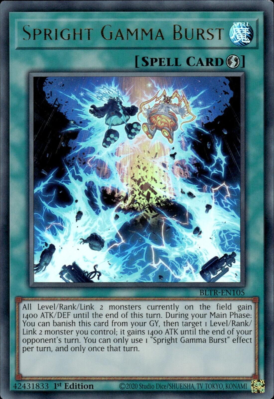 Spright Gamma Burst [BLTR-EN105] Ultra Rare | Tables and Towers