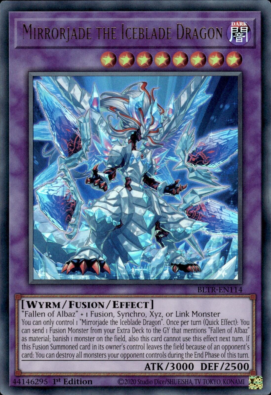 Mirrorjade the Iceblade Dragon [BLTR-EN114] Ultra Rare | Tables and Towers