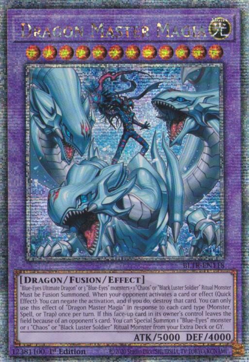 Dragon Master Magia (Quarter Century Secret Rare) [BLTR-EN118] Quarter Century Secret Rare | Tables and Towers