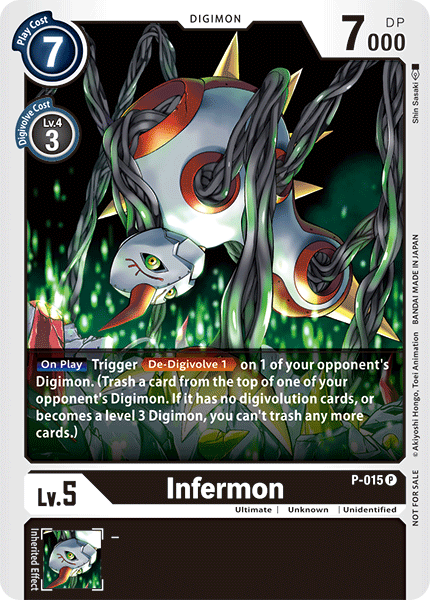 Infermon [P-015] [Promotional Cards] | Tables and Towers