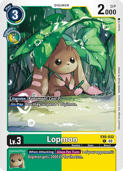 Lopmon [EX6-032] [Infernal Ascension] | Tables and Towers