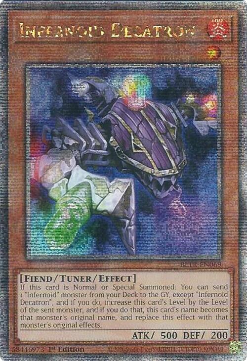 Infernoid Decatron (Quarter Century Secret Rare) [BLTR-EN069] Quarter Century Secret Rare | Tables and Towers